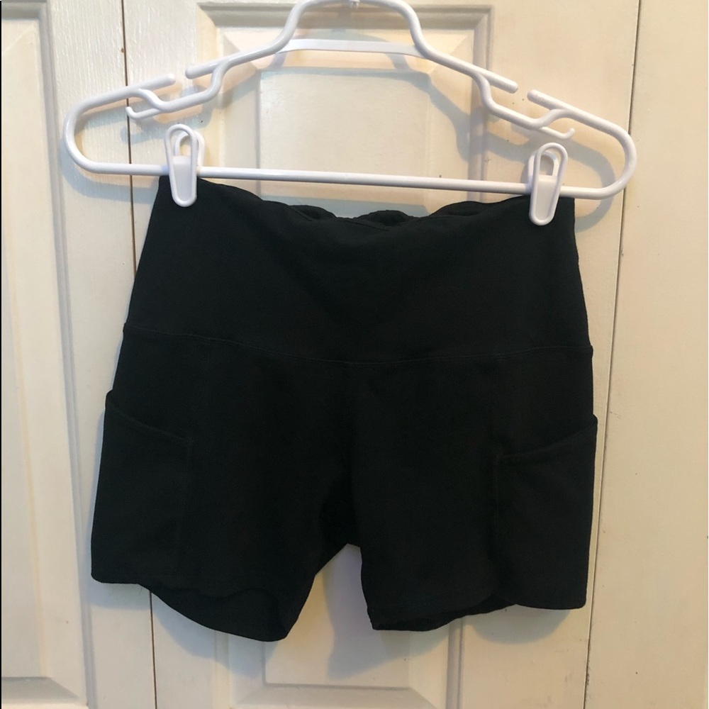 Black biker shorts